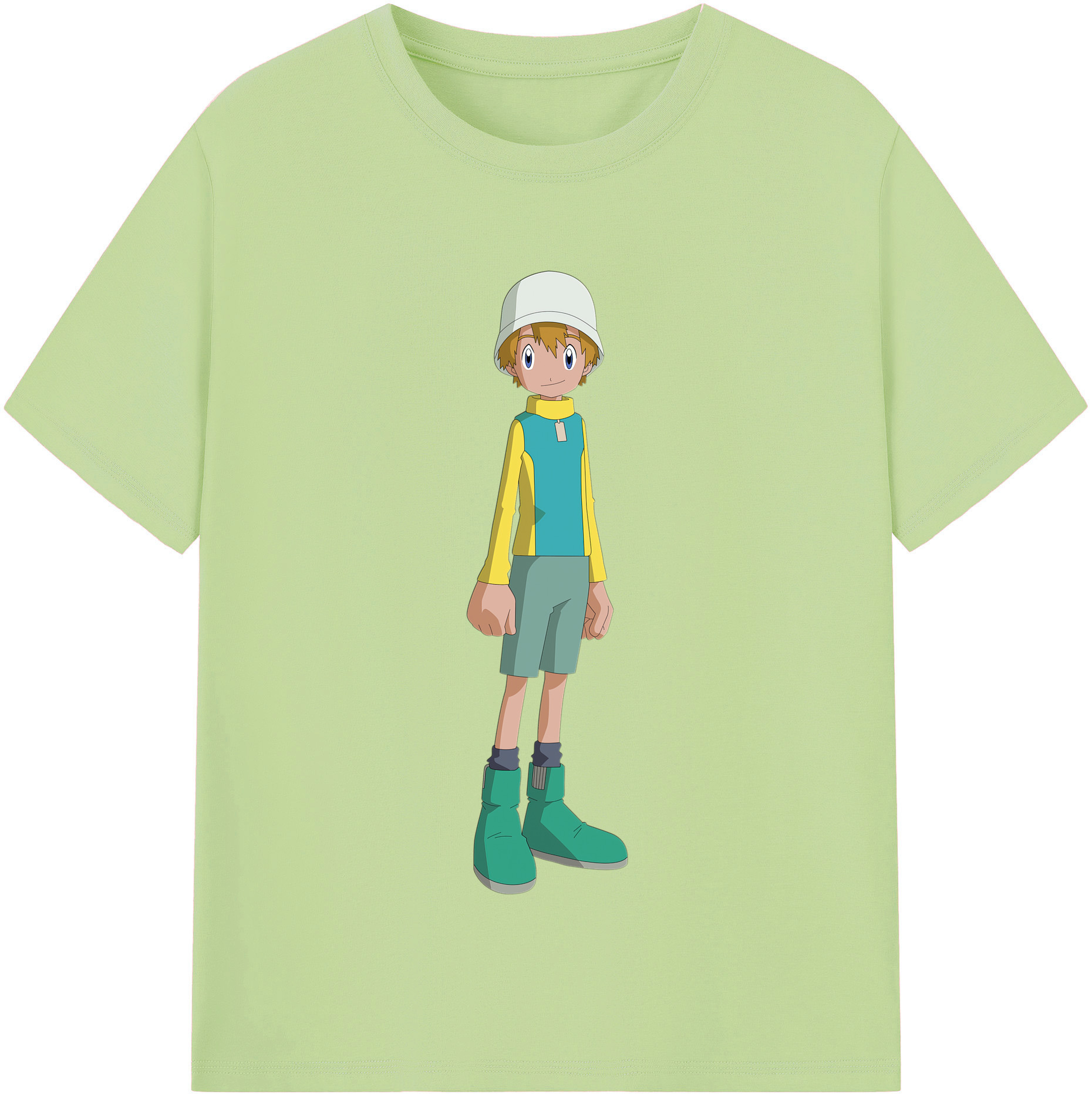 （画像用） Digimon デジタルモンスター/デジモン 綿100％半袖Tシャツ（フロントプリント）